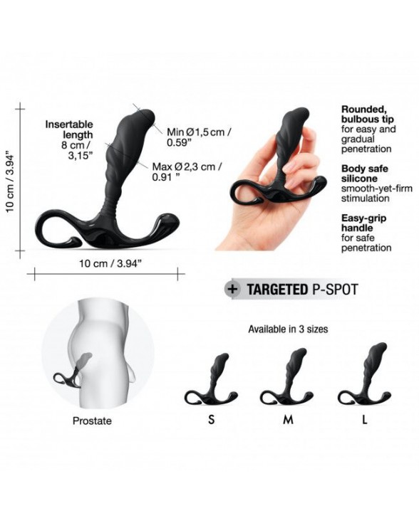Ручний ергономічний масажер простати Dorcel Expert P size S - 2