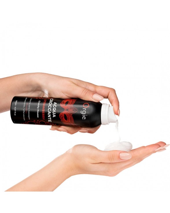 Массажная пенка Orgie – Acqua Croccante Strawberry (150 мл) - 1