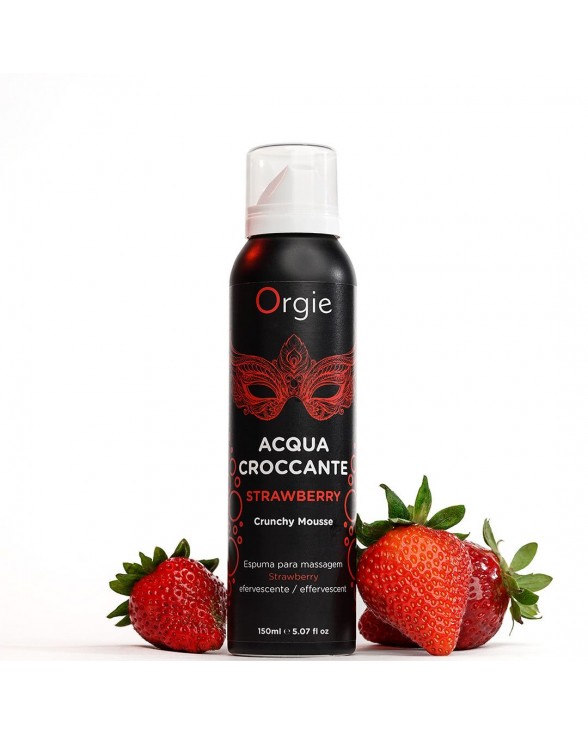 Массажная пенка Orgie – Acqua Croccante Strawberry (150 мл) - 3