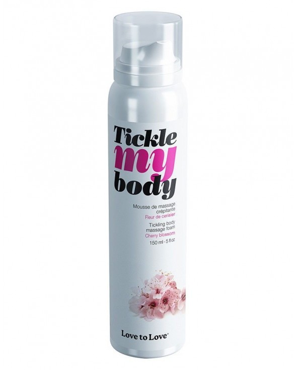 Массажная пена Love To Love TICKLE MY BODY Cherry Blossom (150 мл) увлажняющая - 1