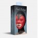 Маска сердце сетка с открытым ртом Feral Feelings - Hearts Mask Black/Red - 1