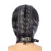Капюшон с кляпом для БДСМ Fetish Tentation BDSM hood in leatherette with removable gag - 1