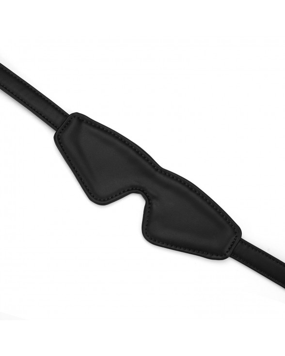 Маска на глаза Liebe Seele Black Organosilicon Blindfold - 1