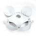Шкіряна маска зайчика Art of Sex - Mouse Mask, колір Білий - 2