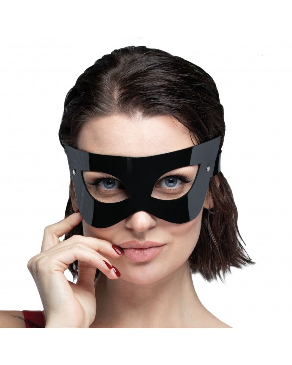 Маска з високоякісного ПВХ Feral Feelings - Mystery Mask Black