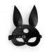 Шкіряна маска Зайчика Art of Sex - Bunny mask, колір Чорний - 3