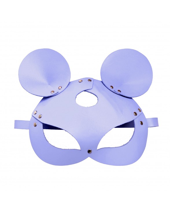 Кожаная маска кролика Art of Sex - Mouse Mask, цвет Лавандовый - 2