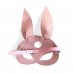 Шкіряна маска Зайчика Art of Sex - Bunny mask, колір Рожевий - 3