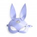 Шкіряна маска Зайчика Art of Sex - Bunny mask, колір Лавандовий - 2