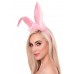 Вушка зайки Leg Avenue Bendable Marabou Trimmed Satin Bunny Ears Pink - 2