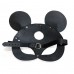Шкіряна маска зайчика Art of Sex - Mouse Mask, колір Чорний - 3