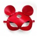 Шкіряна маска зайчика Art of Sex - Mouse Mask, колір Червоний - 2