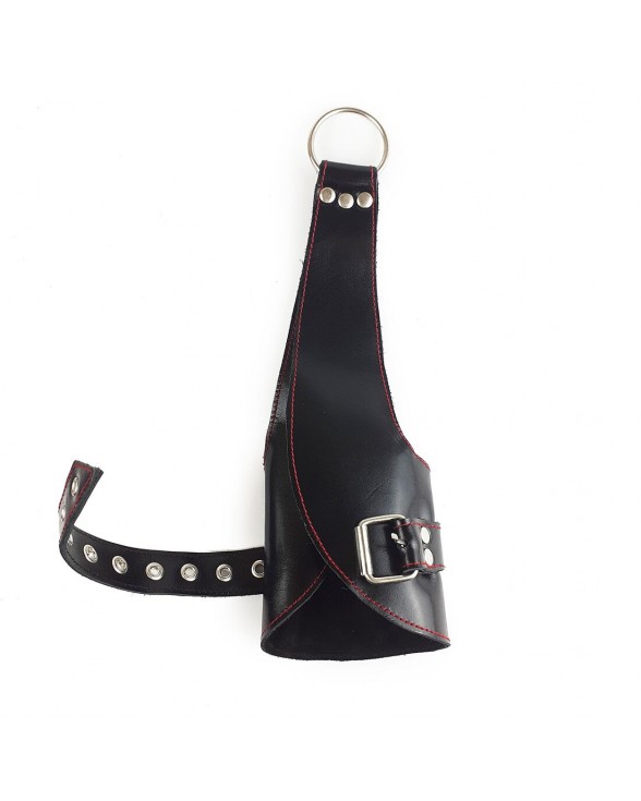 Возле для подвеса Fetish Hand Cuffs For Suspension из натуральной кожи - 3