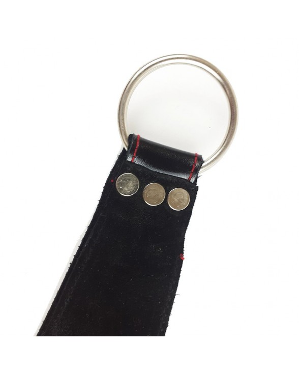 Возле для подвеса Fetish Hand Cuffs For Suspension из натуральной кожи - 4
