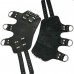 Поножи манжеты для подвеса за ноги Leg Cuffs, натуральная кожа, цвет черный - 2