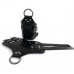 Манжети для підвісу за руки Kinky Hand Cuffs For Suspension з натуральної шкіри, колір чорний - 1