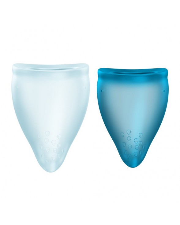 Набір менструальних чаш Fun Factory FUN CUP EXPLORE KIT, 2 шт, Multicolored Turquoise