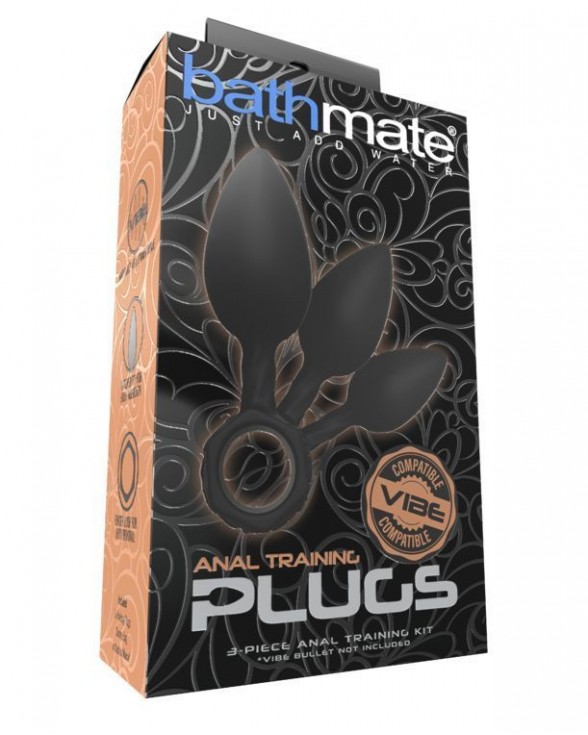 Набор анальных пробок Bathmate Anal Training Plugs - 3