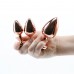 Набор анальных пробок NS Novelties Rear Assets - Trainer Kit - Rose Gold - Pink Gem - 1