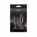 Набір анальних пробок NS Novelties Rear Assets - Tapered Trainer Kit - Gunmetal - Black - 3