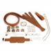 БДСМ-набір LOCKINK Bondage & Restraint Brown Set - 1