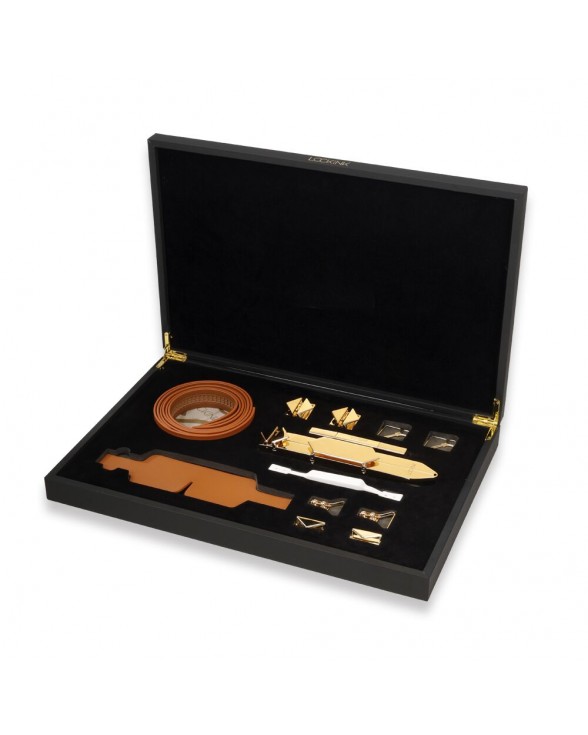 БДСМ набор LOCKINK Teasing & Impact-Play Brown Set