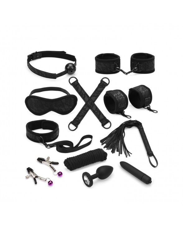 Набор БДСМ Liebe Seele Black Lace and Neoprene 11pcs Bondage Kit