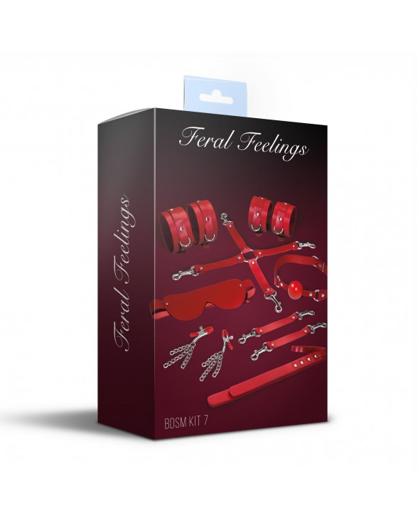 Набор БДСМ Feral Feelings BDSM Kit 7 Red - 1