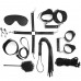 Набор Art of Sex - BDSM Set Leather, 10 предметов, натуральная кожа, Черный - 1
