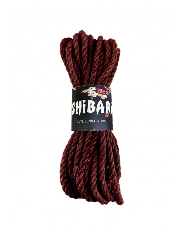 Джутова мотузка для шибарі Feral Feelings Shibari Rope, 8 м коричнева