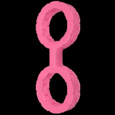 Наручники з силікону Doc Johnson The Cuffs Large - Pink