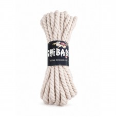 Хлопковая веревка для шибари Feral Feelings Shibari Rope, 8 м белая