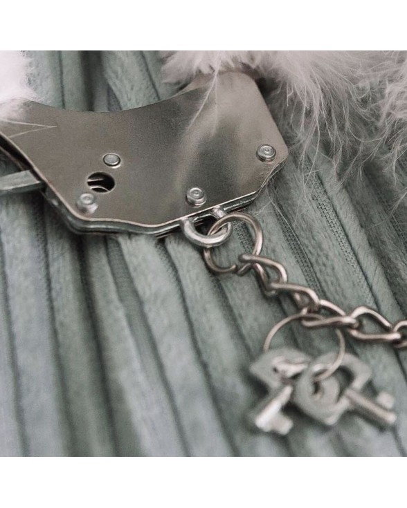 Наручники металеві Adrien Lastic Handcuffs Black - 1
