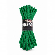 Хлопковая веревка для шибари Feral Feelings Shibari Rope, 8 м зеленая