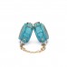 Наручники Liebe Seele Blue Lamb leather Wrist Cuffs with Velvet Lining - 1