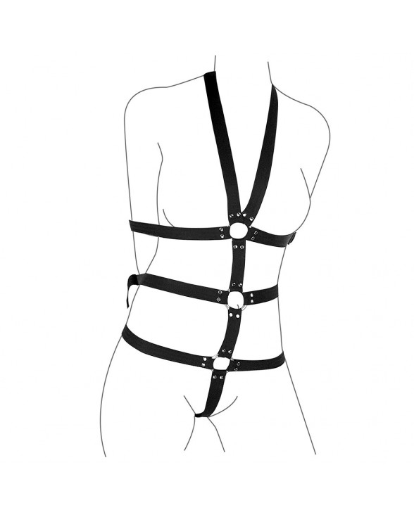 Набор для фиксации Art of Sex - BDSM Fixation Black Night Simple - 2