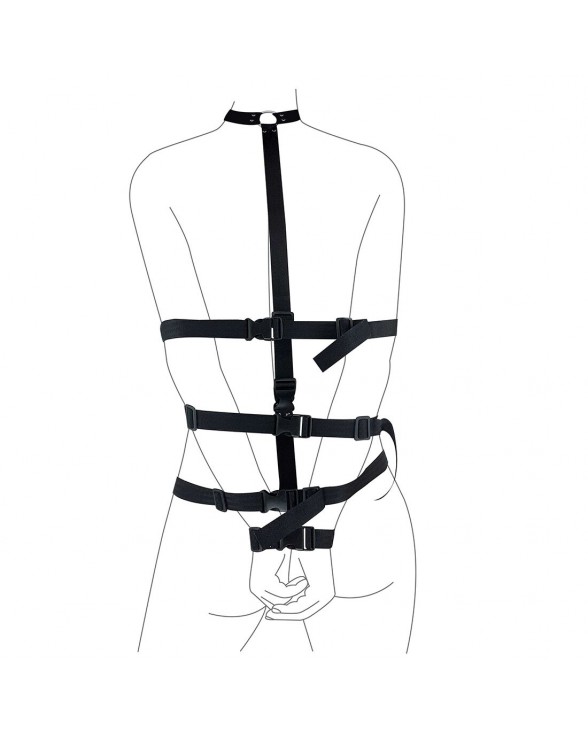 Набор для фиксации Art of Sex - BDSM Fixation Black Night Simple - 3