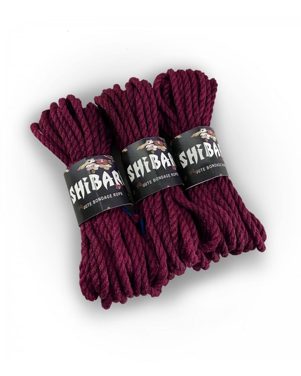 Джутовая веревка для шибари Feral Feelings Shibari Rope фиолетовая - 1