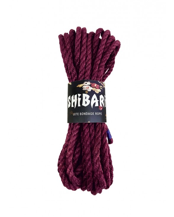 Джутовая веревка для шибари Feral Feelings Shibari Rope фиолетовая