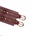 Шкіряний пояс для бондажу Liebe Seele Wine Red Waist Cuff L Size - 3