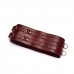 Шкіряний пояс для бондажу Liebe Seele Wine Red Waist Cuff L Size - 1