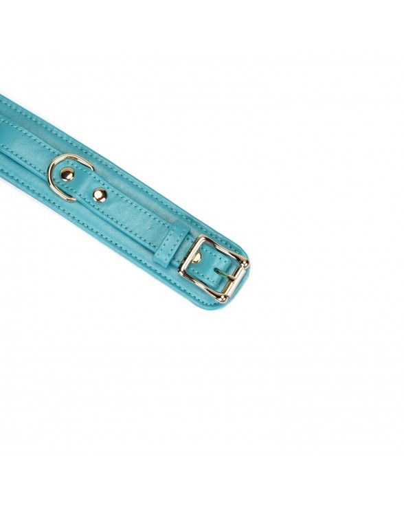 Поножі Liebe Seele Blue Lamb Leather Ankle Cuffs with Velvet Lining - 4