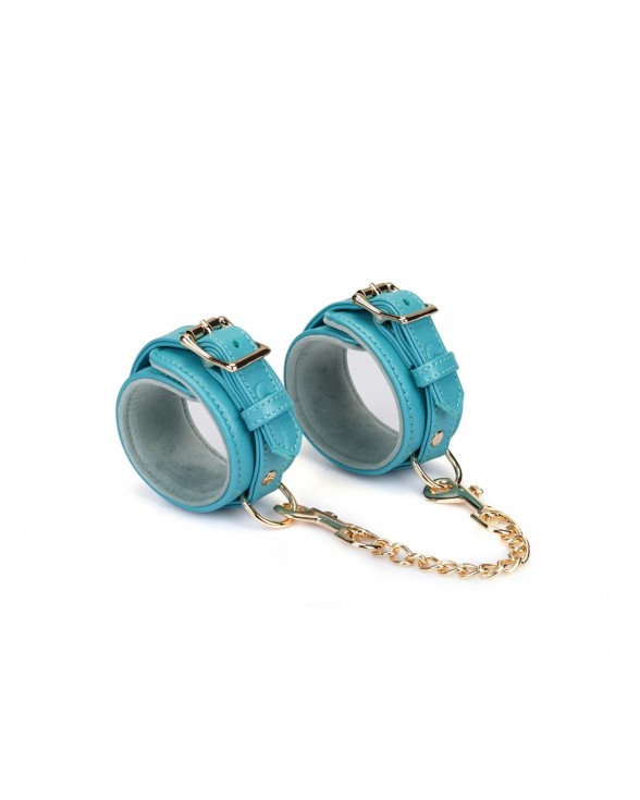 Поножі Liebe Seele Blue Lamb Leather Ankle Cuffs with Velvet Lining - 1