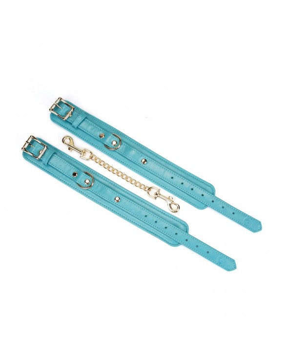 Поножі Liebe Seele Blue Lamb Leather Ankle Cuffs with Velvet Lining - 2