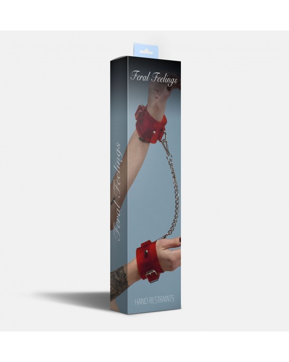 Наручники Feral Feelings - Hand Restraints Red Trasparent - 1