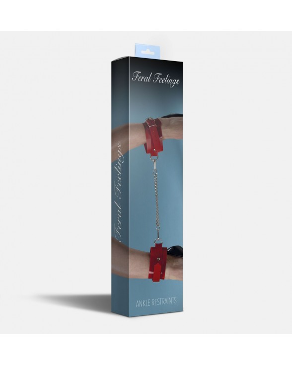 Поножи Feral Feelings - Ankle Restraints Red - 1