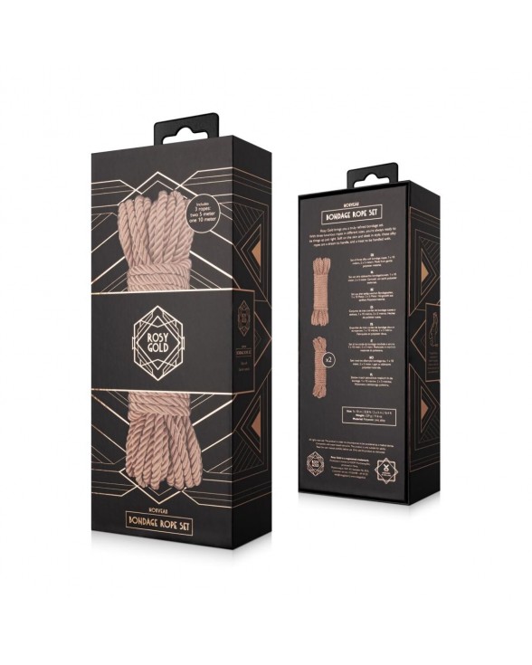 Набір мотузок для Шибарі Rosy Gold - Bondage Rope Set - 5