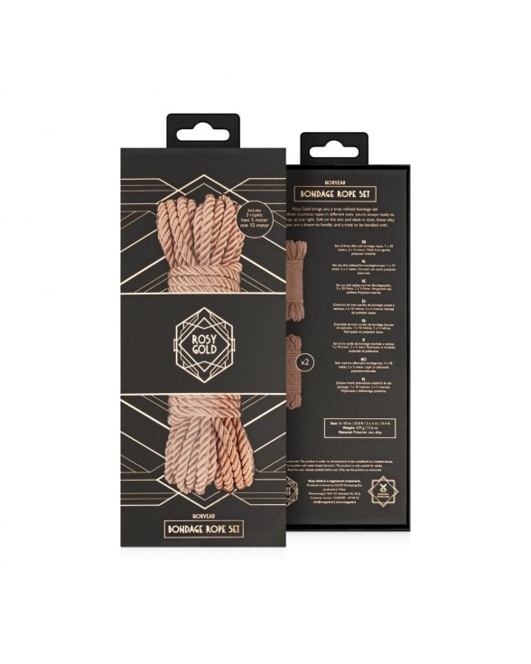 Набір мотузок для Шибарі Rosy Gold - Bondage Rope Set - 6