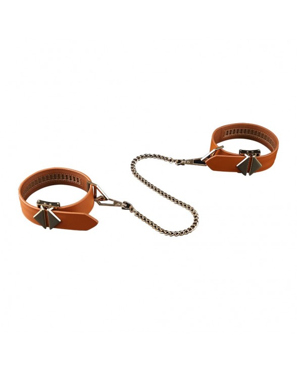 Набір із 8 ременів для зв'язування LOCKINK 8-Bondage-Straps Restraint Set - Brown - 3