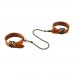 Набір із 8 ременів для зв'язування LOCKINK 8-Bondage-Straps Restraint Set - Brown - 3